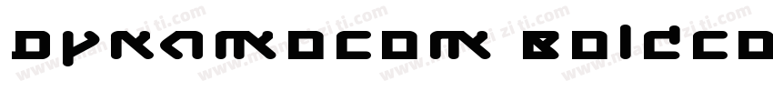 DynamoCom BoldCondensed字体转换